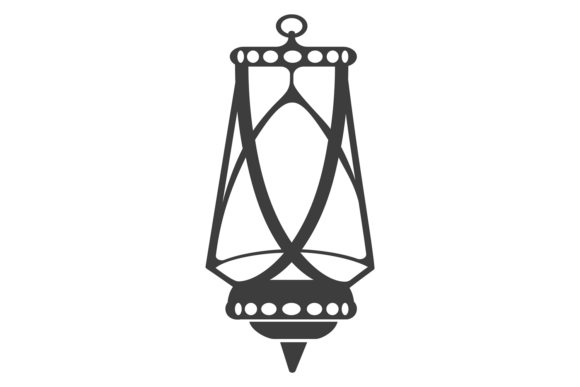 Antique Lamp. Arabic Decorative Lantern Graphics