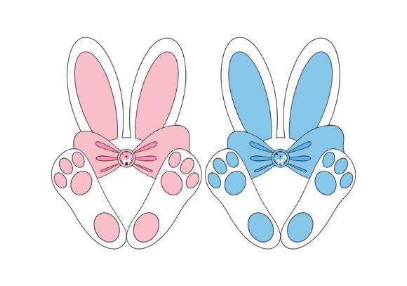 🐰🌸Easter Bunny Decorative Design Graphics