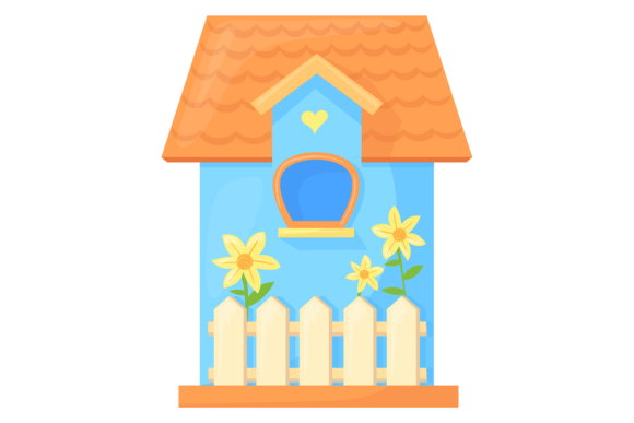 Floral Patterned Birdhouse. Decorative G