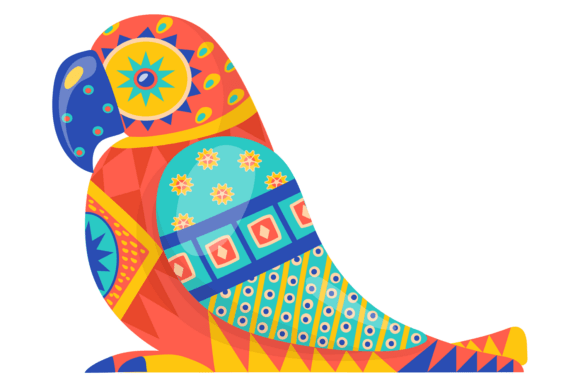 Folk Bird Ornate Figure: Graphics for Local Branding