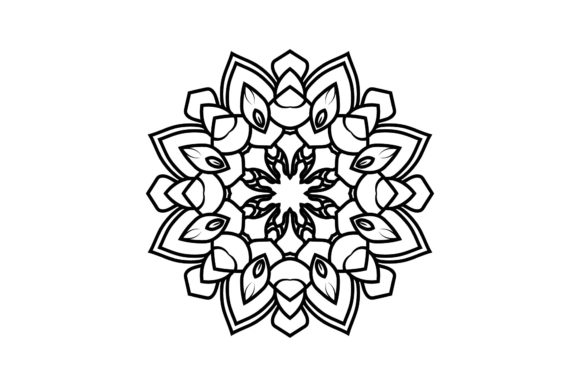 Mandala Flower Decorative Style