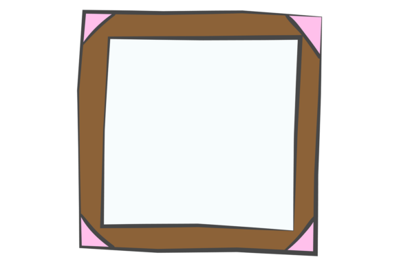 Photo Album Border. Decorative Blank Pic