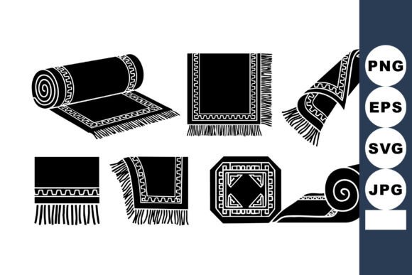 Traditional Decorative Carpet Rugs with Graphics