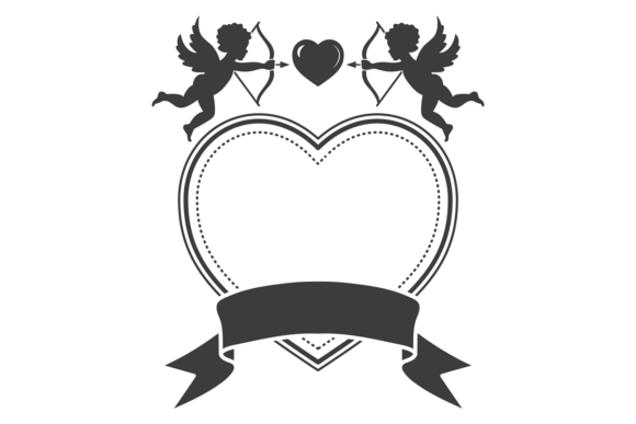 Vintage Heart Frame: Graphics & Illustrations